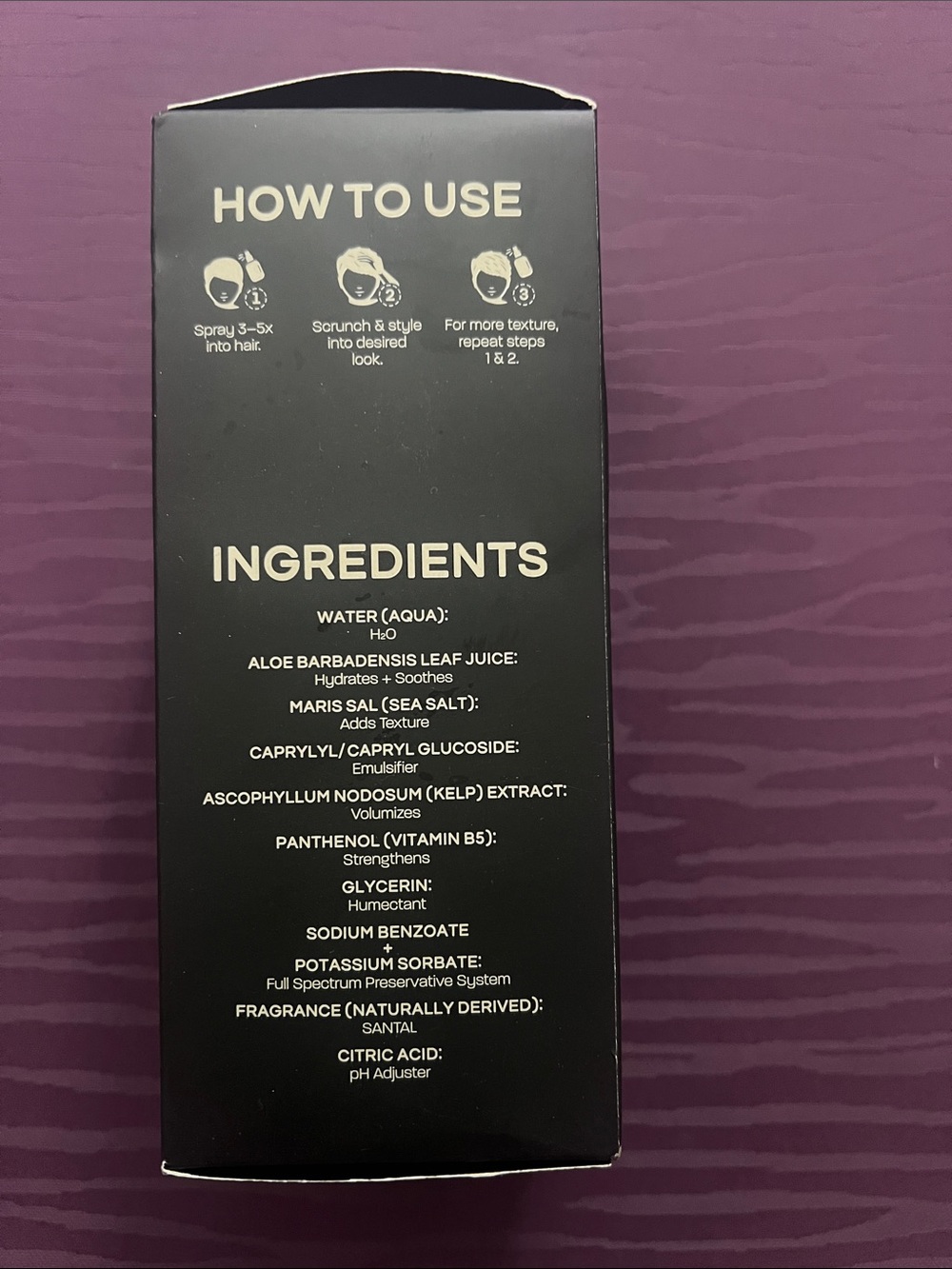 Sea Salt Spray — Black Box - Picture 4 of 5